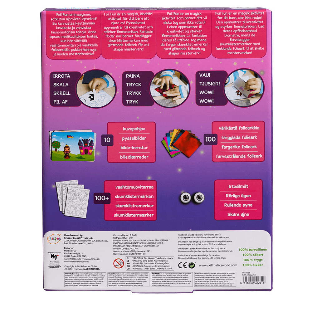 Foil Fun - Enhjørning Og Prinsesse