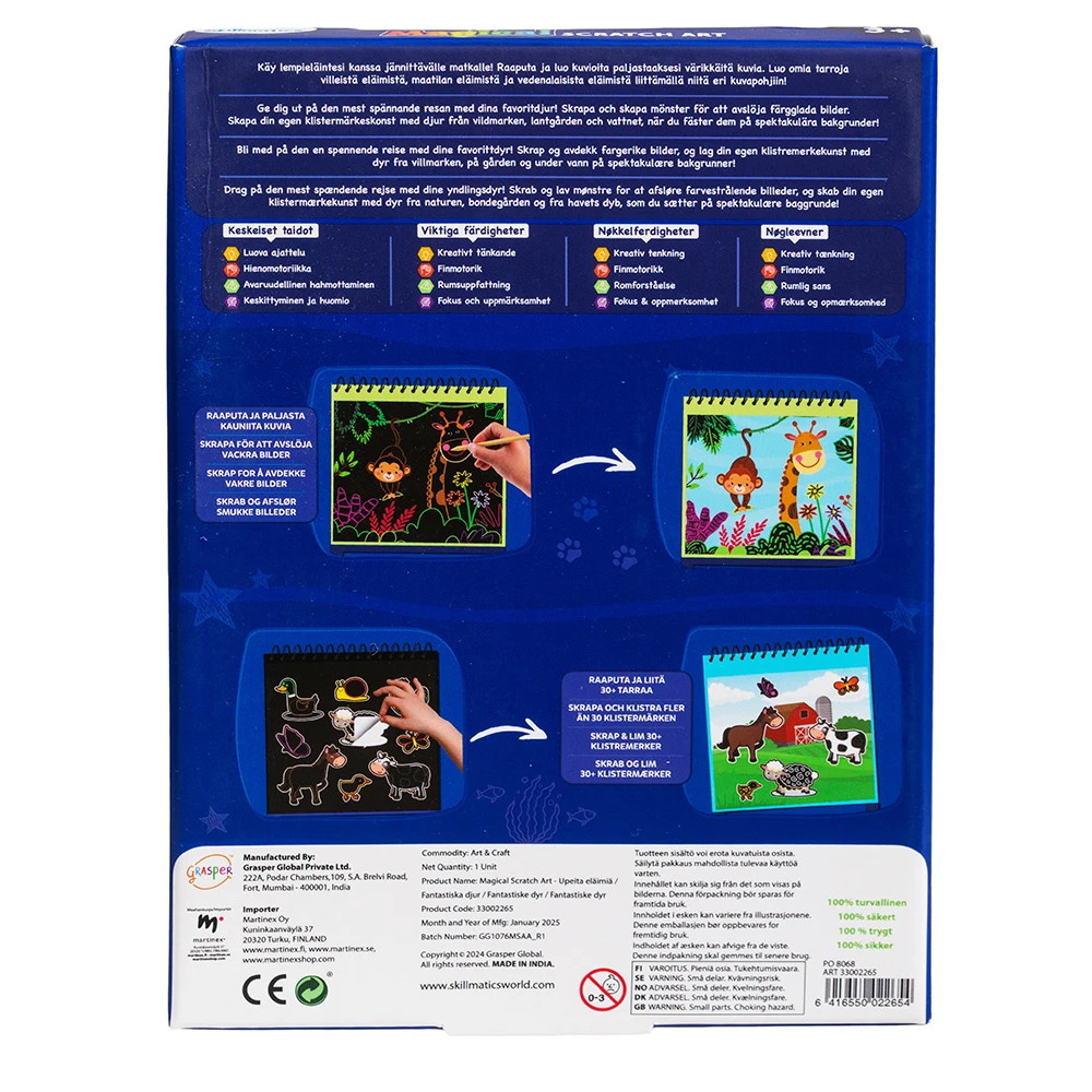 Magical Scratch Art - Dyr