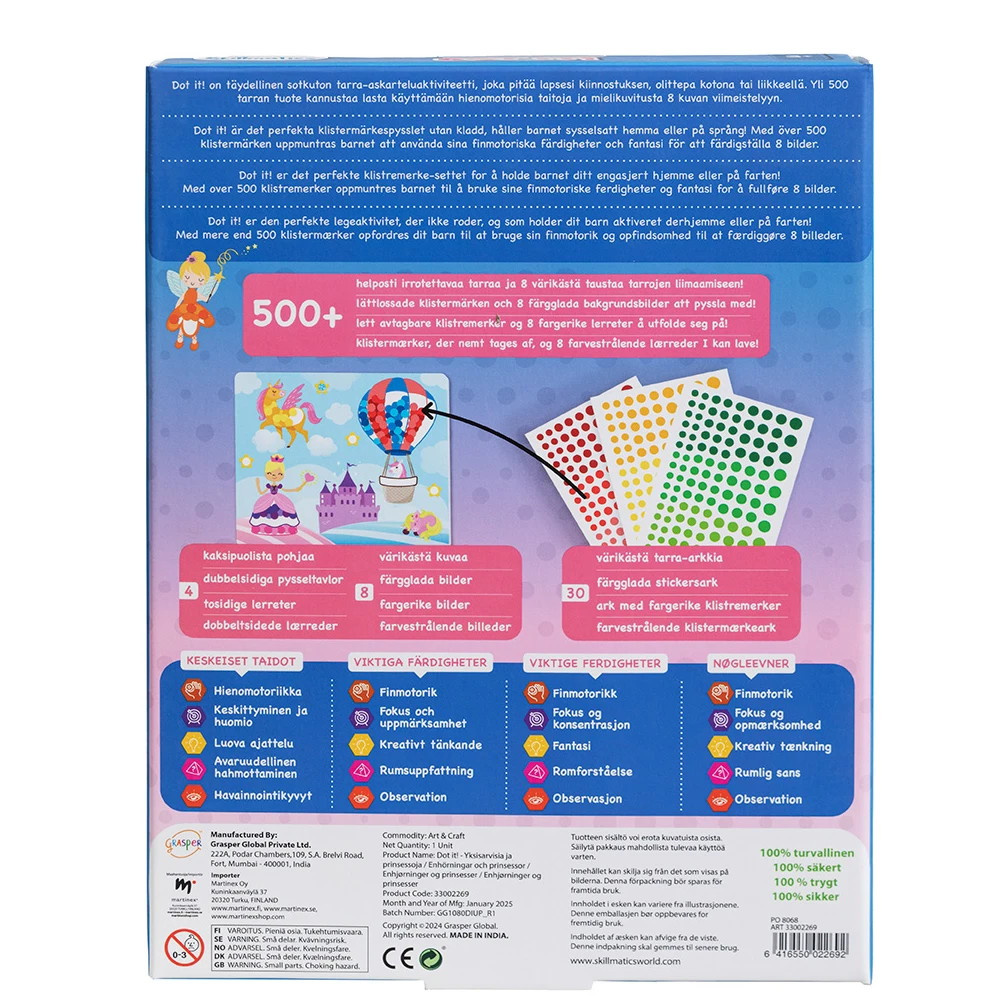 Dot It - Enhjørning Og Prinsesse