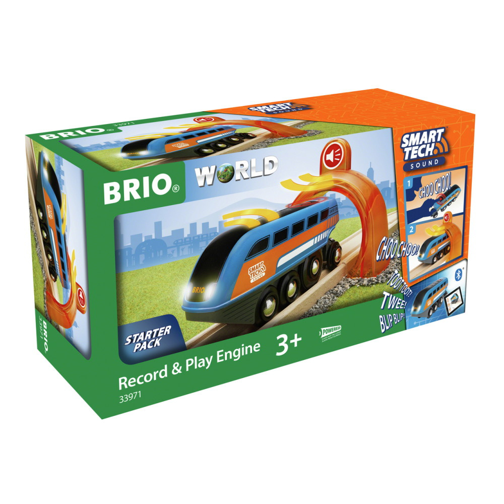 Brio - Smart Tech Sound Lokomotiv med lydoptager 