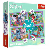 Trefl 4 in 1 Disney Stitch 35, 48, 54, 70 Brikker Trefl 4 in 1 Disney Stitch 35, 48, 54, 70 Brikker