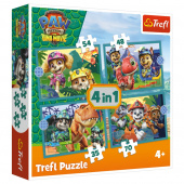 Trefl Puslespil: Dinosaur Island 4in1 Trefl Puslespil: Dinosaur Island 4in1