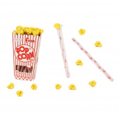 Popcorn kop Blyantsæt med viskelæder 12 stk Popcorn kop Blyantsæt med viskelæder 12 stk