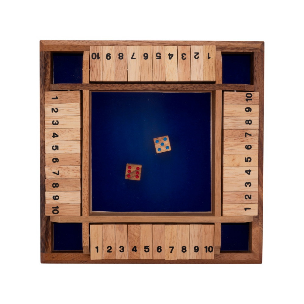 Shut The Box 10, 4 Spiller