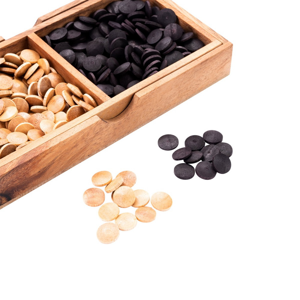 Go spilsæt med træstykker