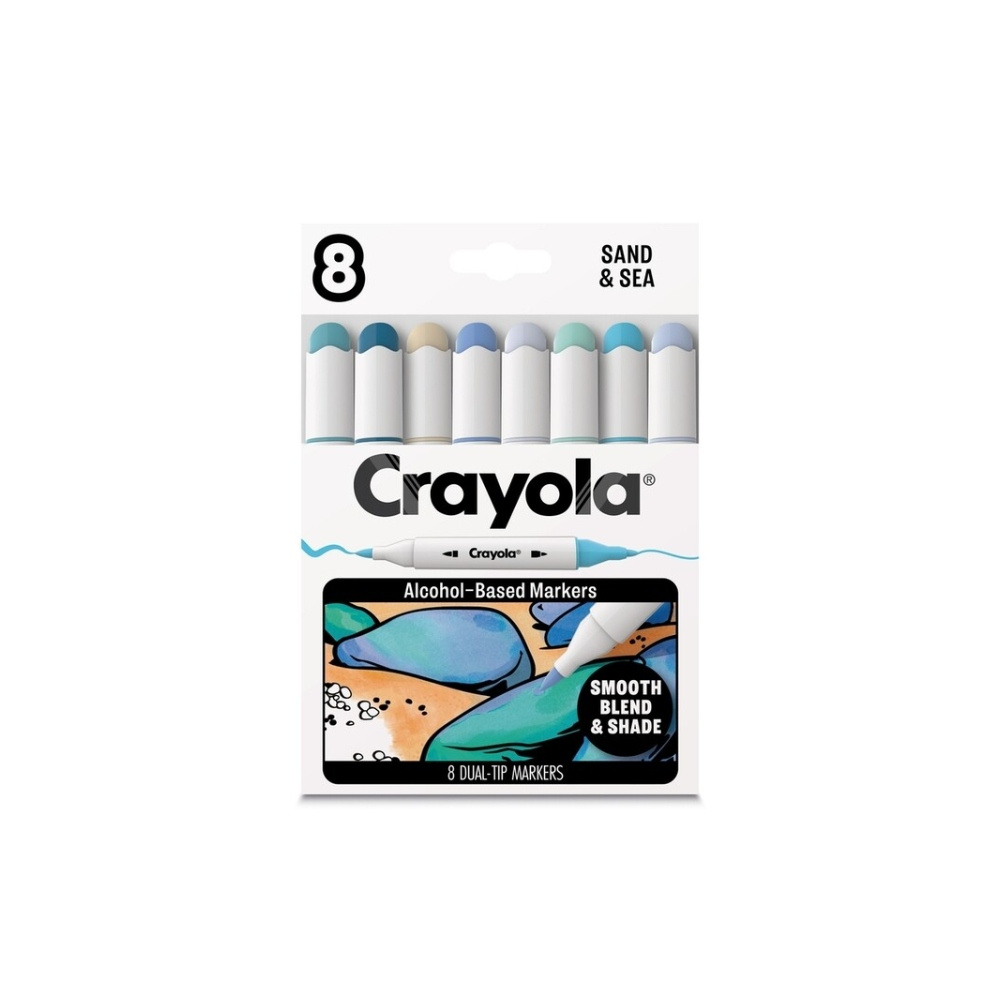 Crayola Tuschpenne Sand & Sea 8 stk