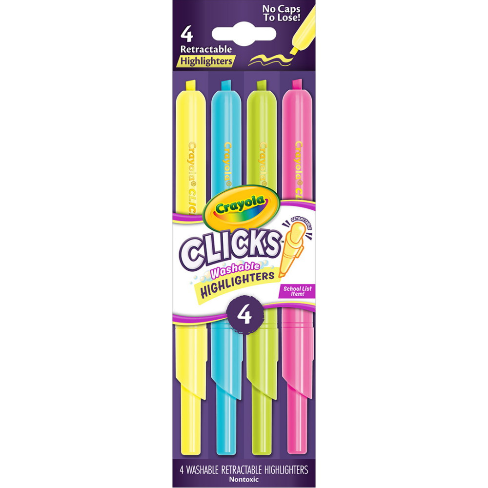 Crayola Overstregningstusch Clicks 4 stk