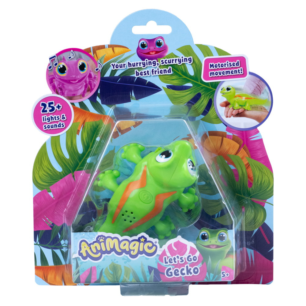 Animagic Lets Go Gecko - Green