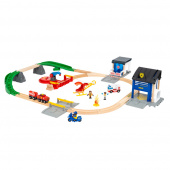 Brio - Togsæt med redningshold Brio - Togsæt med redningshold