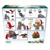 Brio Dinosaur i udbrud af vulkan Brio Dinosaur i udbrud af vulkan
