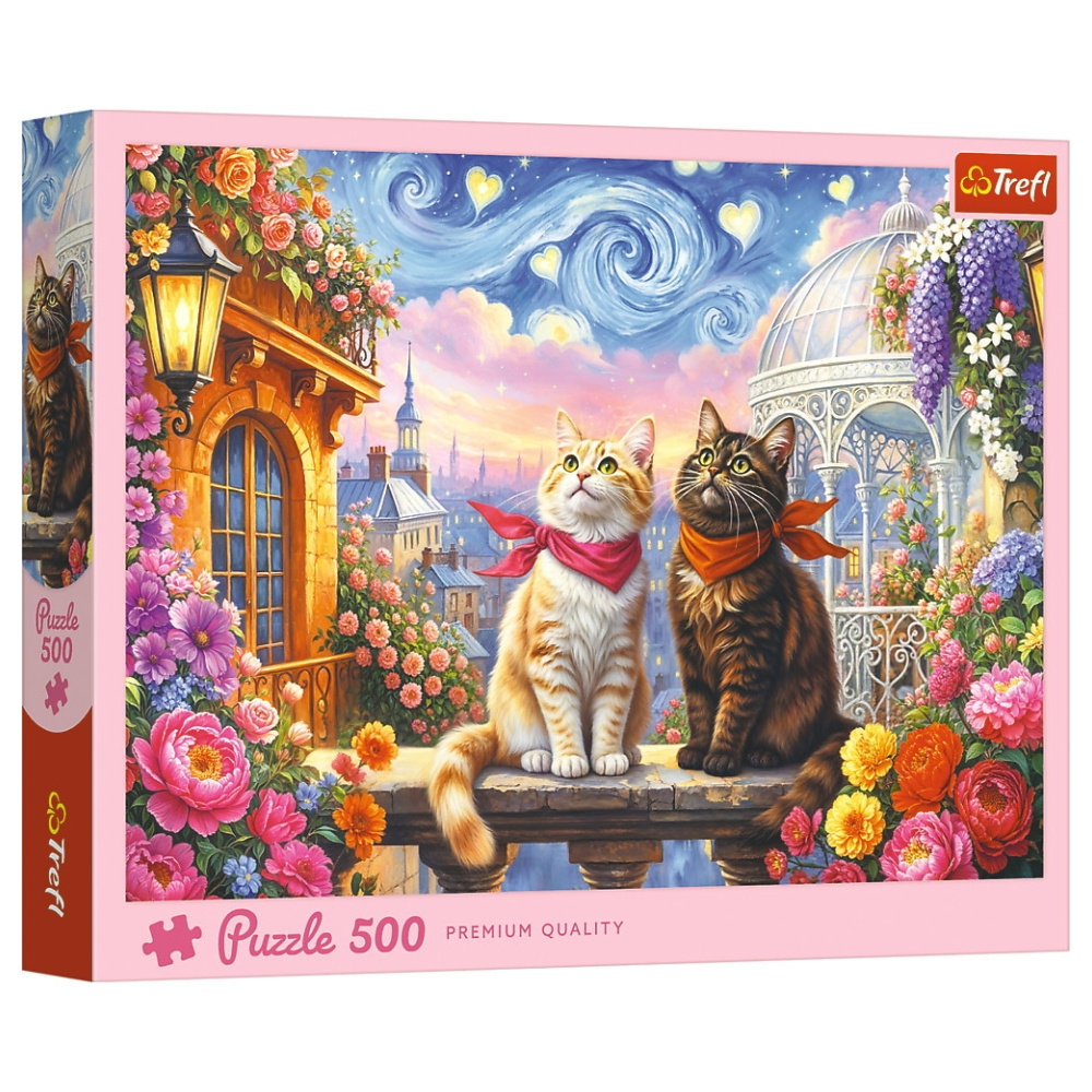 Trefl Puslespil: Purrfect Love 500 Brikker