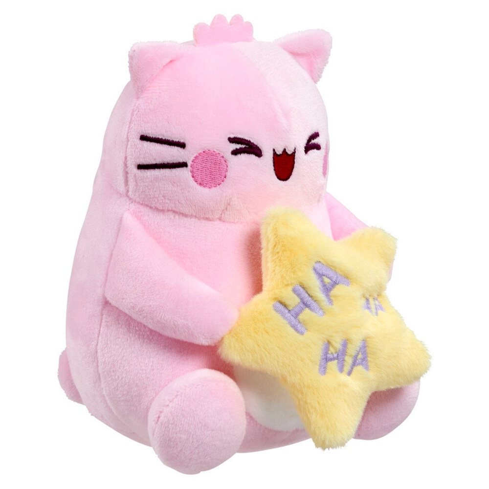 Pembe Plysdyr Smilende grinende Lyserød 15 cm