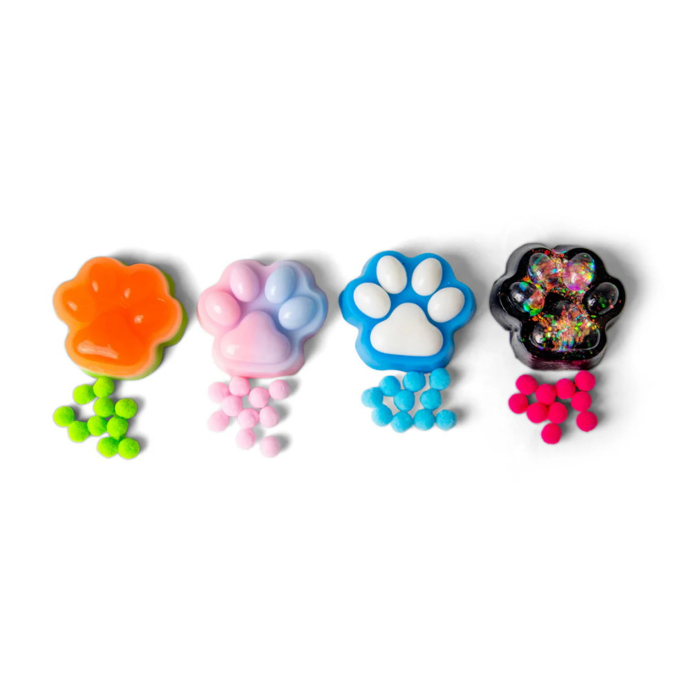 Scrunchems Sticky Squishy Paw Print 1 pakke
