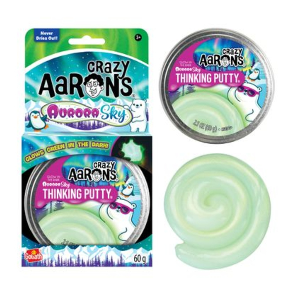 Crazy Aarons Thinking Putty - Aurora Sky