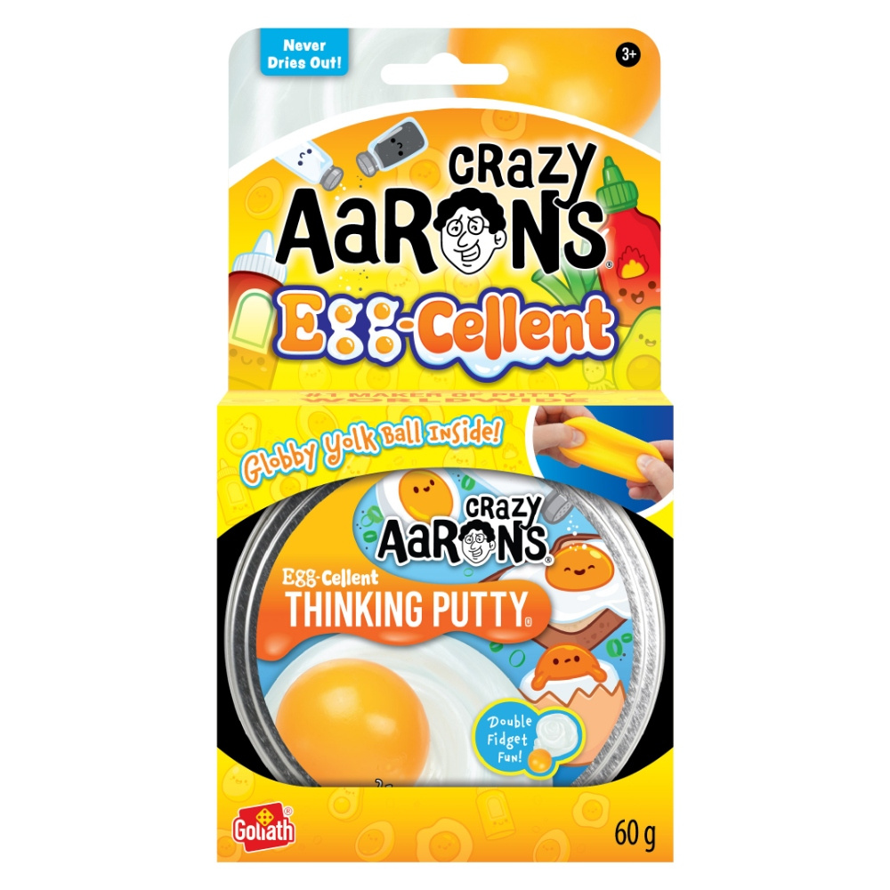 Crazy Aarons Thinking Putty - Egg cellent