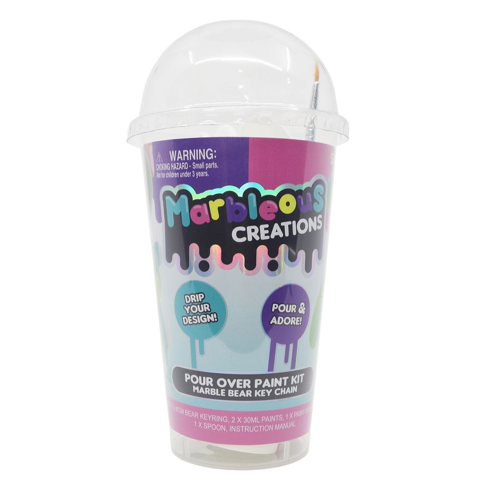 Marble Bear Nøgleringssæt 1-pak