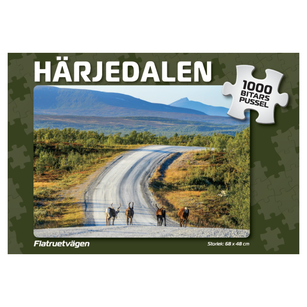 Puslespil: Flatruetvägen 1000 Brikker