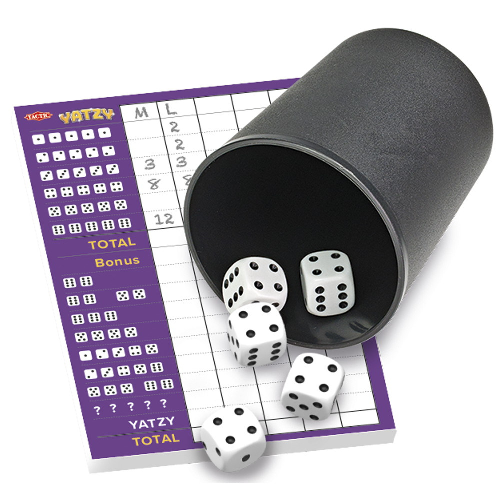 Yatzy med bæger