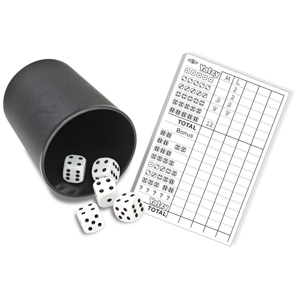Yatzy med bæger