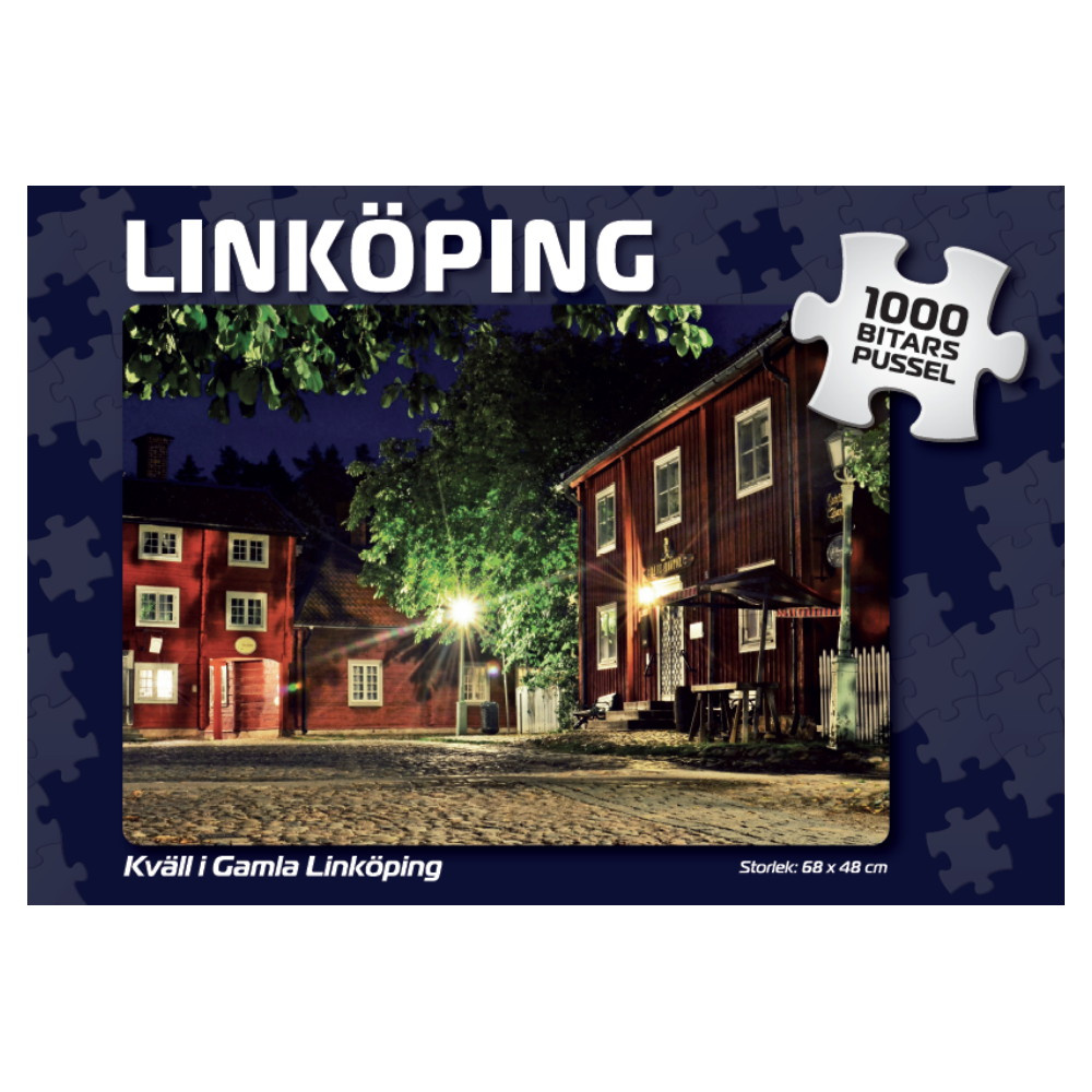Puslespil: Kväll i Gamla Linköping 1000 Brikker