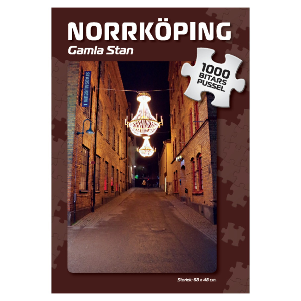Puslespil: Norrköping Gamla Stan 1000 Brikker
