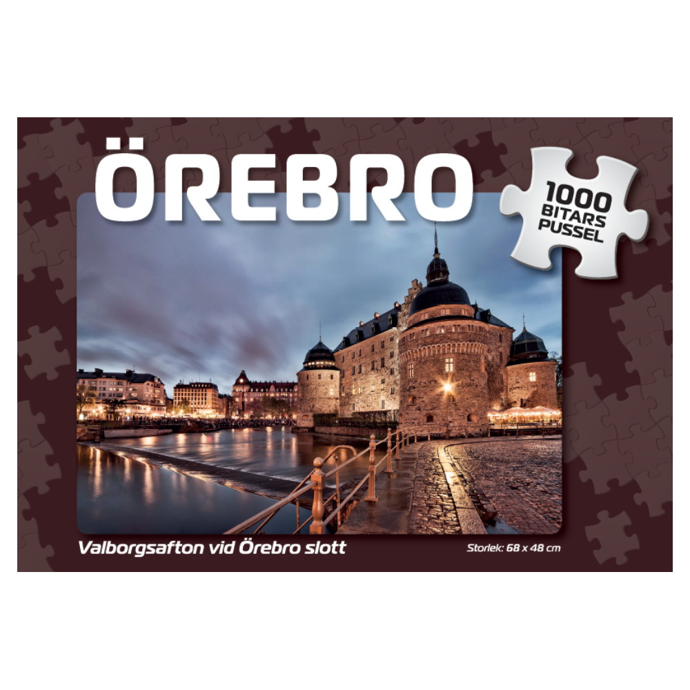 Puslespil: Valborgsafton vid Örebro slott 1000 Brikker