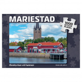 Puslespil: Mariestad Domkyrkan vid hamnen 1000 Brikker