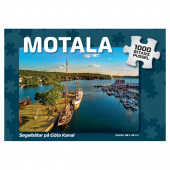 Puslespil: Motala Segelbåtar på Göta Kanal 1000 Brikker