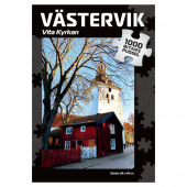 Puslespil: Västervik Vita Kyrkan 1000 Brikker Puslespil: Västervik Vita Kyrkan 1000 Brikker