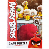 Angry Birds 2xA4 Puzzle 2x40 brikker