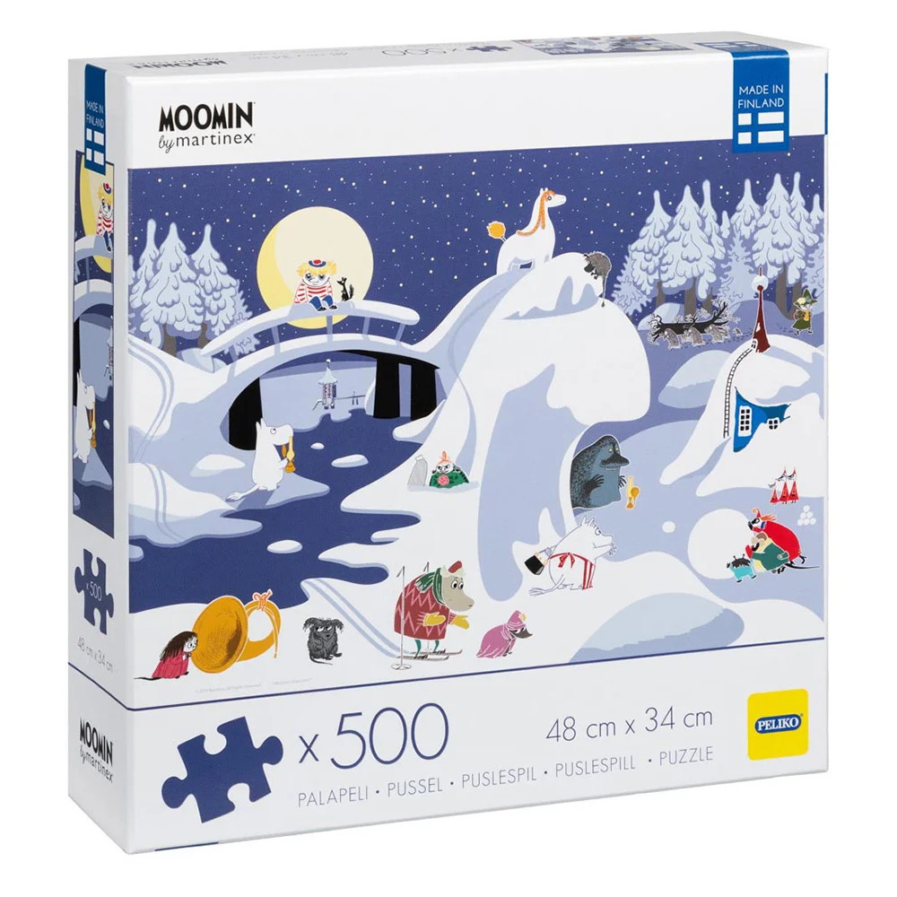 Peliko: Mumin Vinterlandskab 500 Brikker