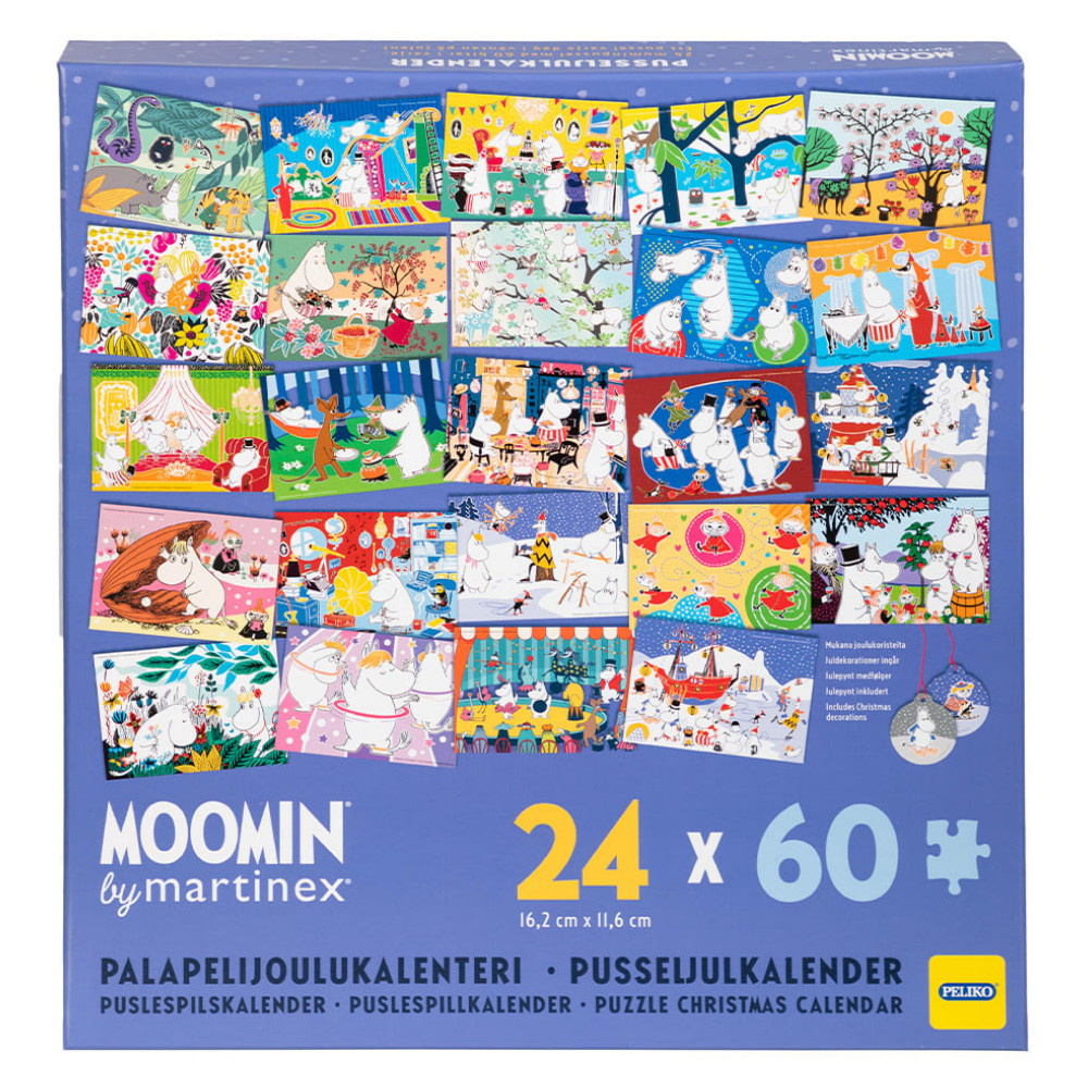 Puslespil Adventskalender Mumi