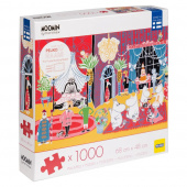 Peliko: Mumin Hotell Riviera 1000 Brikker Peliko: Mumin Hotell Riviera 1000 Brikker