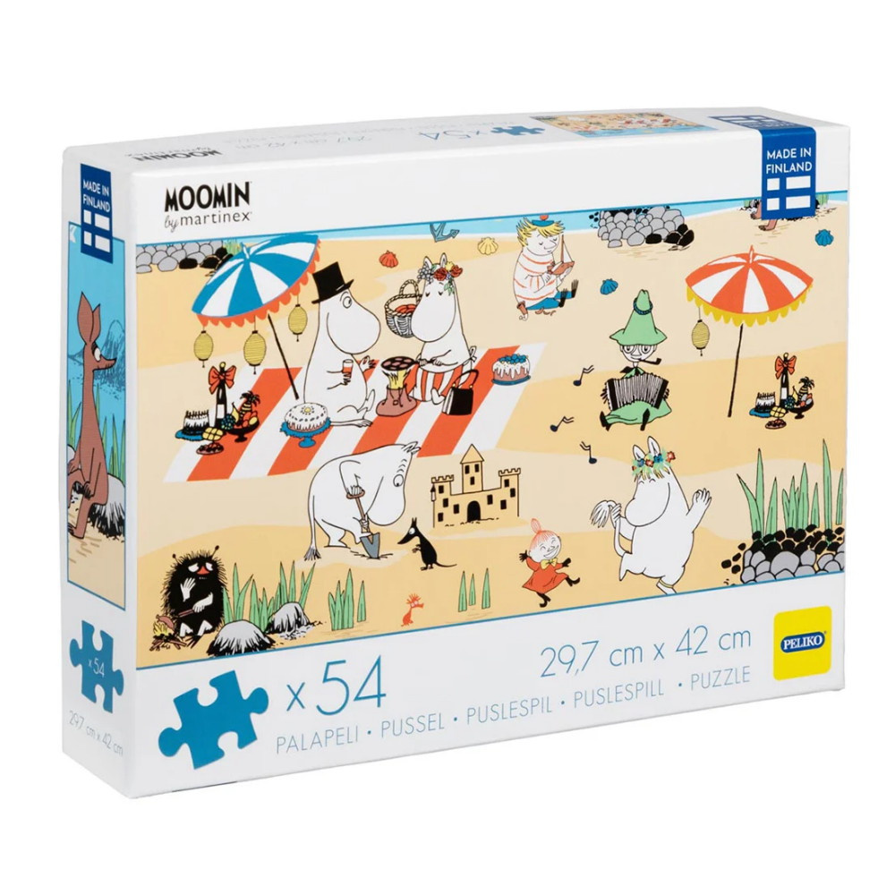 Peliko Mumin Dag på stranden 54 Brikker