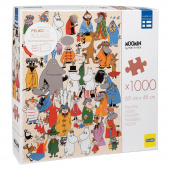 Peliko: Mumin Klassemøde 1000 Brikker Peliko: Mumin Klassemøde 1000 Brikker