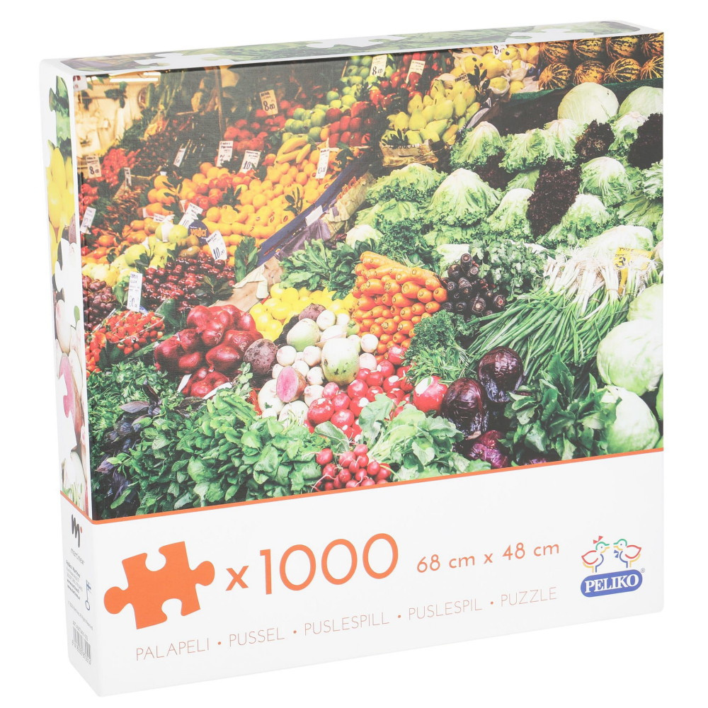 Peliko Grøntsagsmarkedet 1000 Brikker