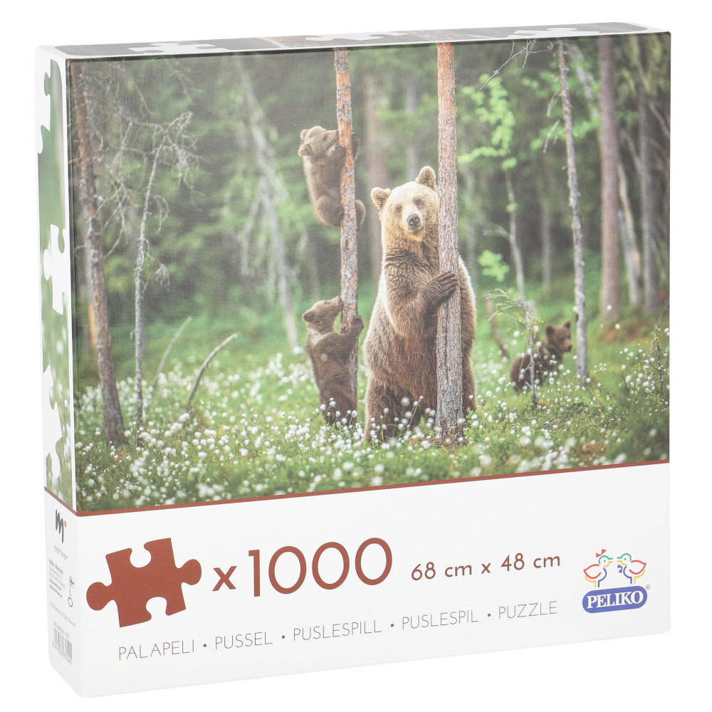 Peliko Bjørnefamilien 1000 Brikker