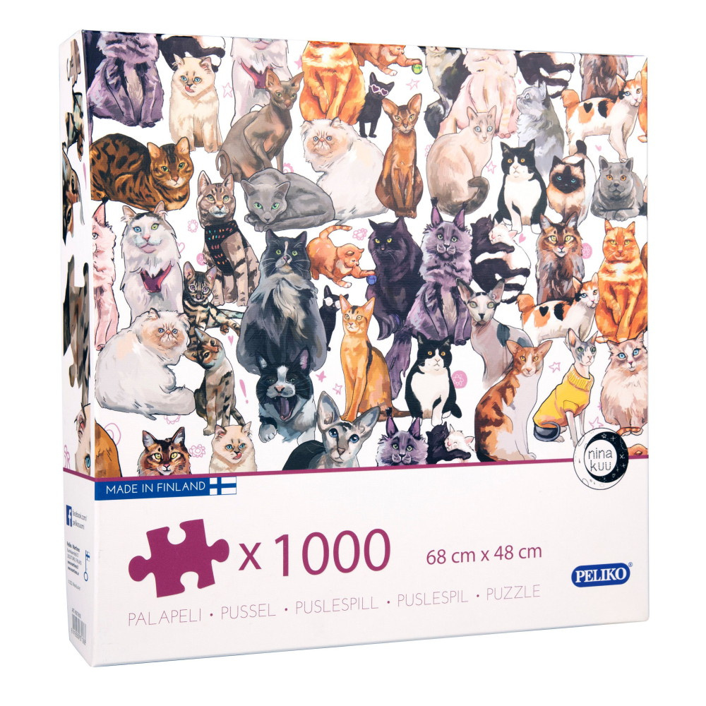 Peliko Katte 1000 Brikker