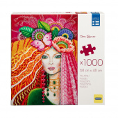 Peliko Puslespil - Flower Girl 1000 Brikker Peliko Puslespil - Flower Girl 1000 Brikker