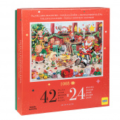 Peliko Julekalenderpuslespil - Mauri Kunnas 24 x 42 Brikker Peliko Julekalenderpuslespil - Mauri Kunnas 24 x 42 Brikker