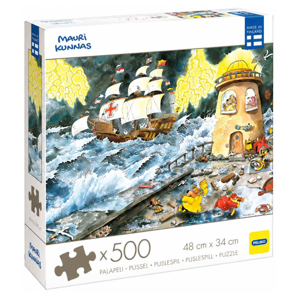 Peliko Pussel - Vad otäckt 500 Bitar