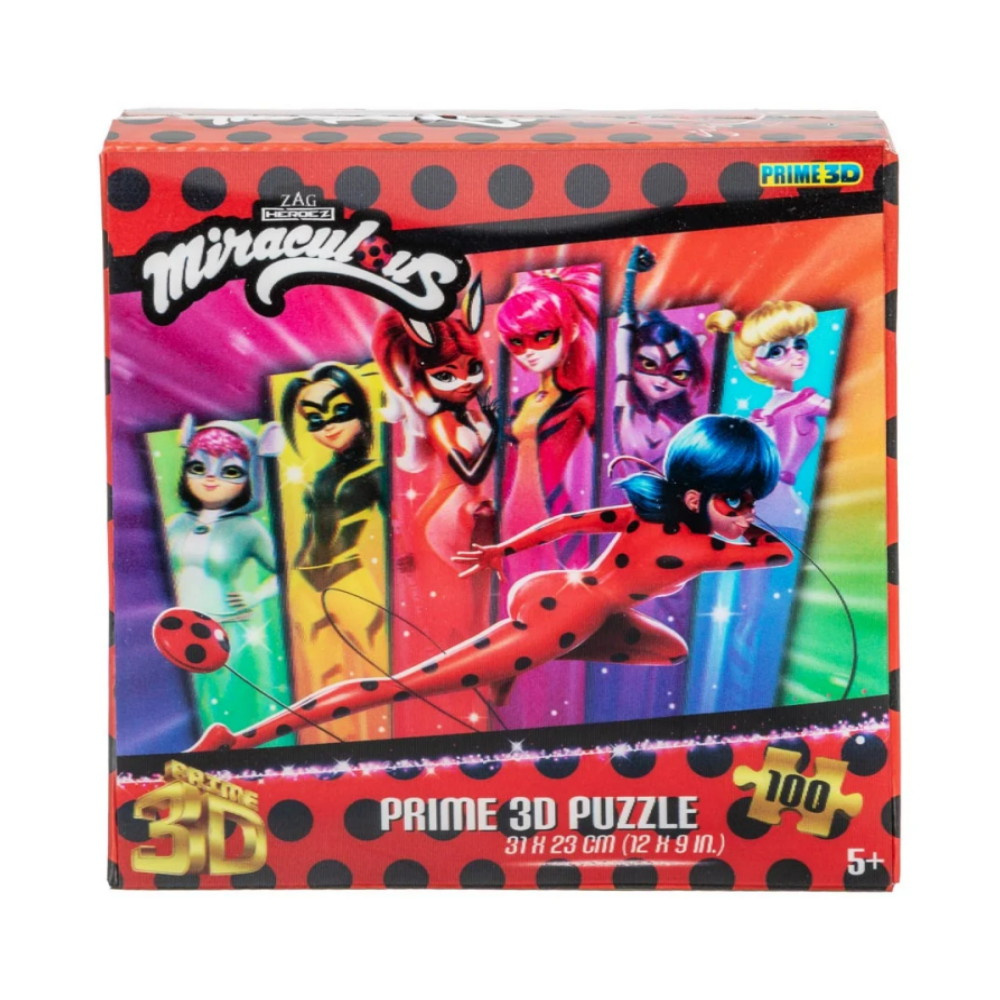 Puslespil - Miraculous 100 Brikker