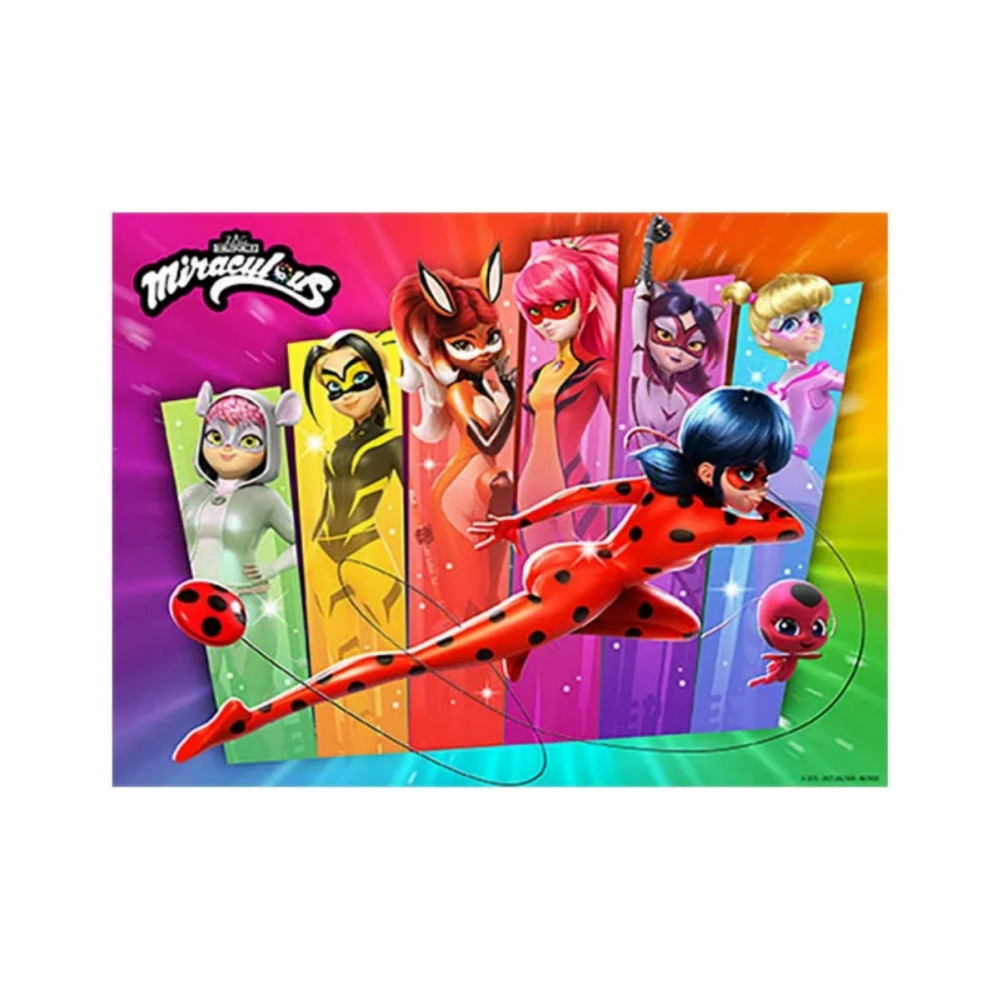 Puslespil - Miraculous 100 Brikker