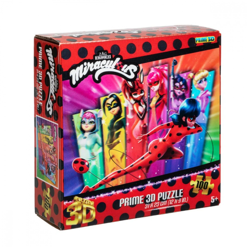 Puslespil - Miraculous 100 Brikker