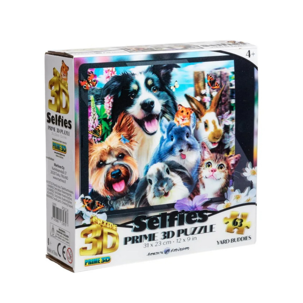 Puslespil - Yard Buddies 63 Brikker