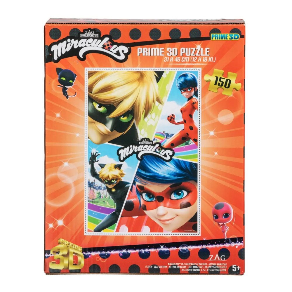 Puslespil -  Miraculous 150 brikker