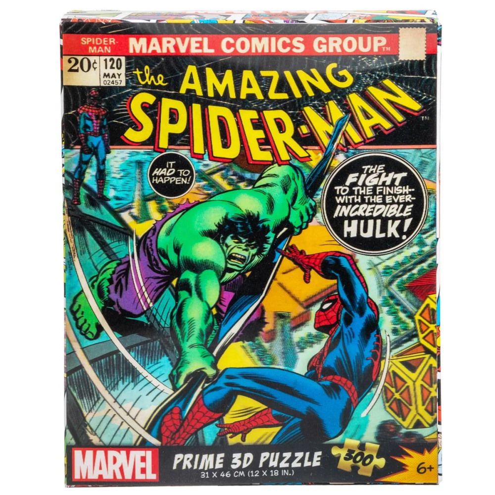 Puslespil - Marvel Spiderman Comic 300 Brikker