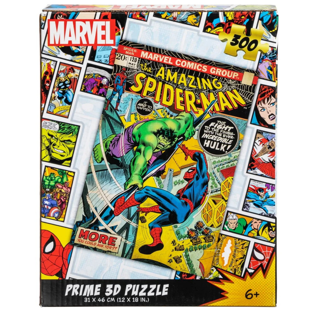 Puslespil - Marvel Spiderman Comic 300 Brikker