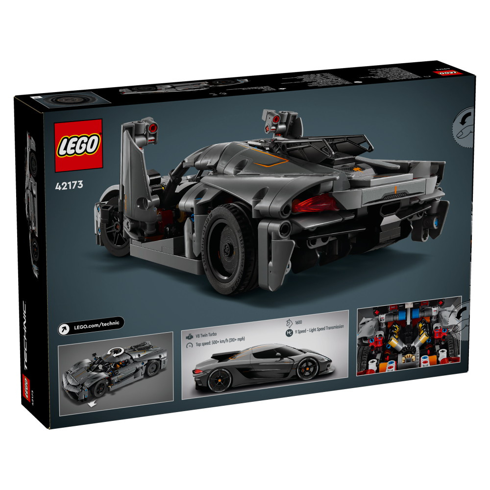 LEGO Technic - Koenigsegg Jesko Absolut grå hyperbil