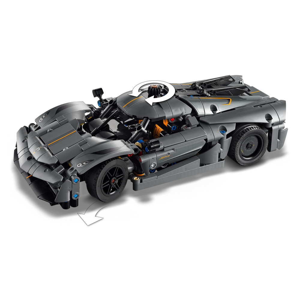 LEGO Technic - Koenigsegg Jesko Absolut grå hyperbil